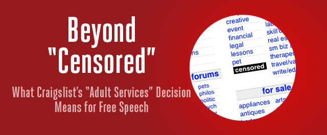 Beyond "Censored": Craigslist