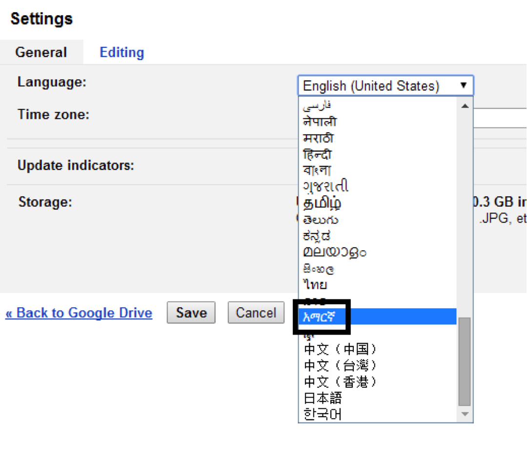 How To Enable Amharic In Google Docs, And Why It Matters to Ethiopian Bloggers ...1080 x 950