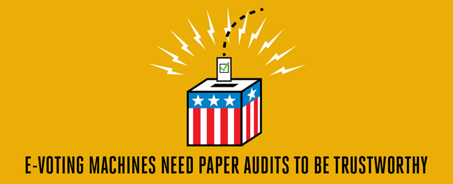 E-Voting Machines Need Paper Audits to be Trustworthy