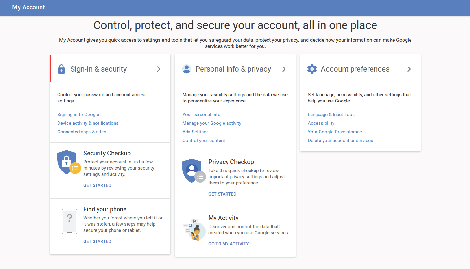 Protect your accounts with two-factor authentication