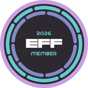 EFF membership badge