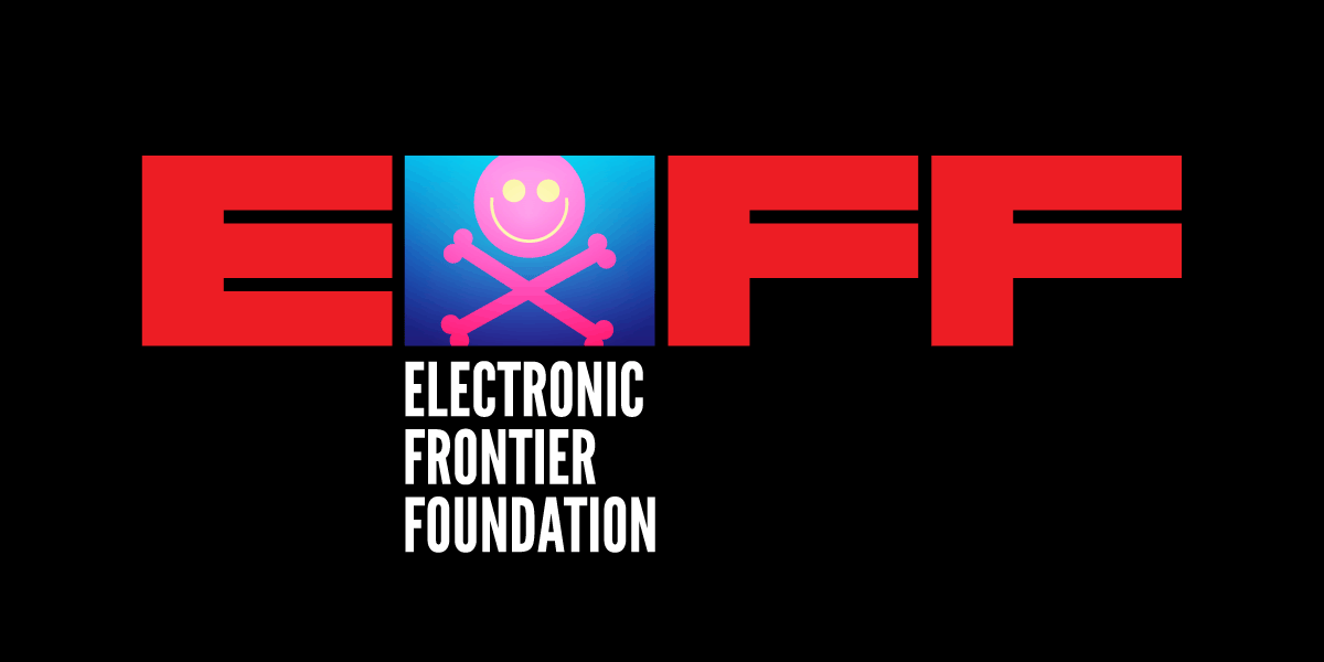 Defcon 2019 EFF logo banner