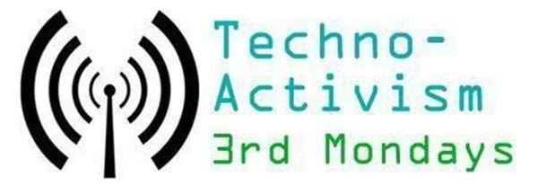 Portland TA3M logo, with the text 'Techno-Activism 3rd Mondays'