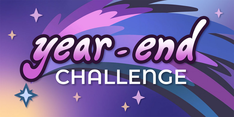 Support internet freedom before 2024 to unlock challenge grants for EFF! Image that says "Year-End Challenge" on a purple and pink background with a blue star