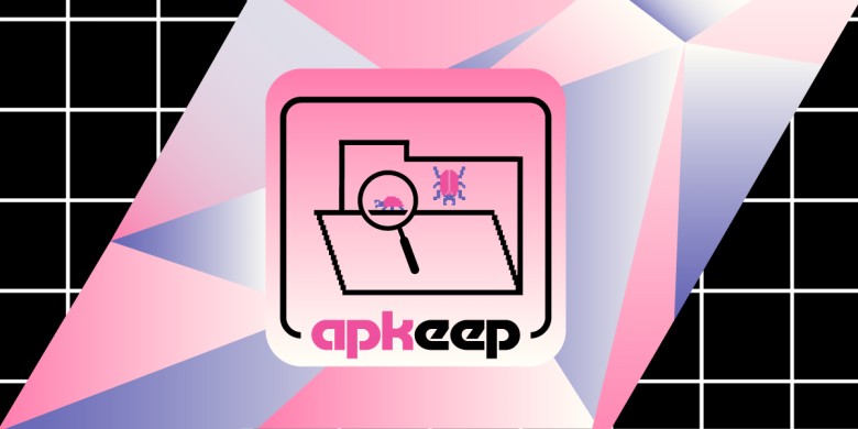 apkeep File folder with two bugs and a magnifying glass