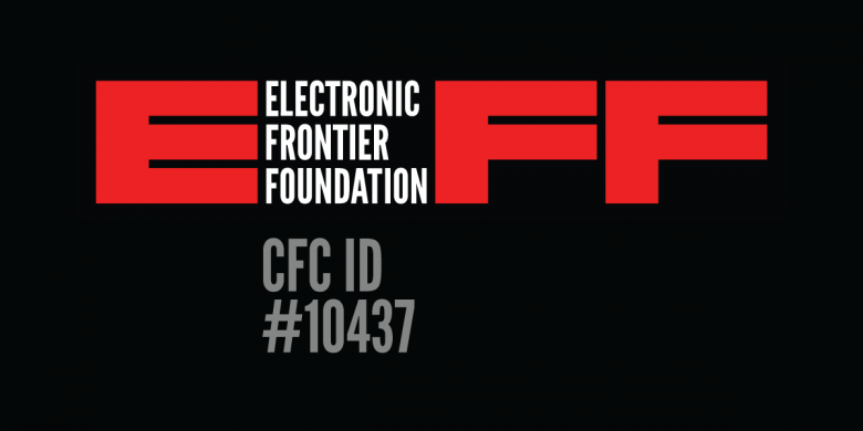 EFF Logo and CFC ID #10437 EFF Logo and CFC ID #10437
