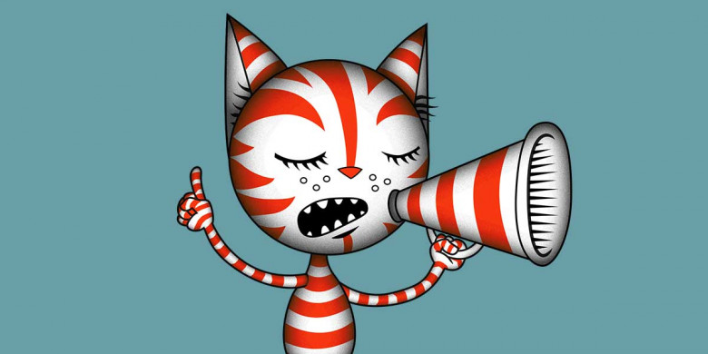 EFF Cat Speaking Freely EFF Cat Speaking Freely