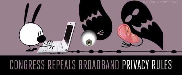 Congress Repeals Broadband Privacy Rules
