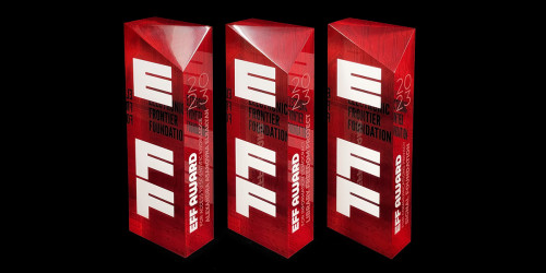 3 EFF Award trophies in a row