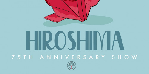 Ethics in Tech logo below stylized text reading "HIroshima 75th Anniversary Show" 