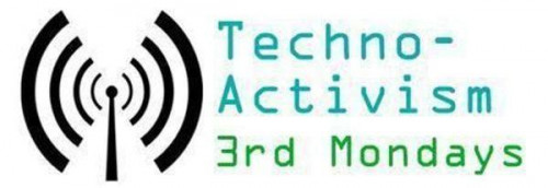 Portland TA3M logo, with the text 'Techno-Activism 3rd Mondays'