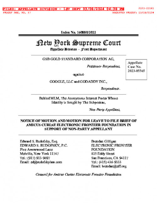 Anonymity | Page 3 | Electronic Frontier Foundation